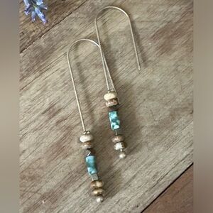 Gemstone Beaded Earrings
